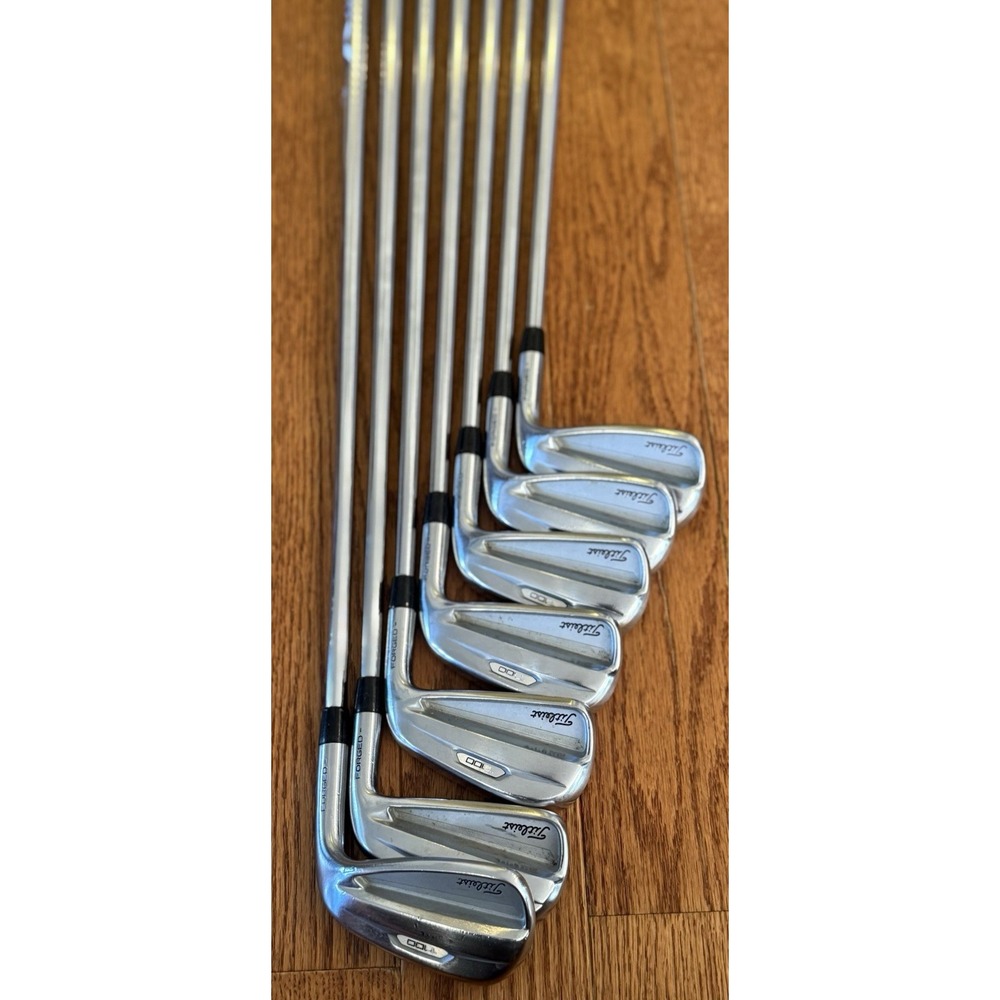Titleist Forged T100s Iron Set 7pc Steel Shafts Extra stiff Flex RH P 4-9